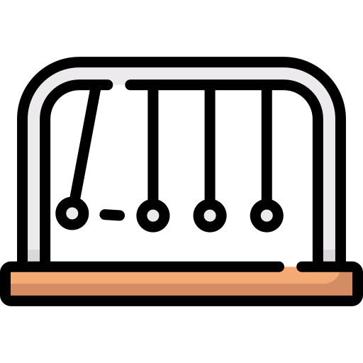 Newtons Cradle Special Lineal Color Icon