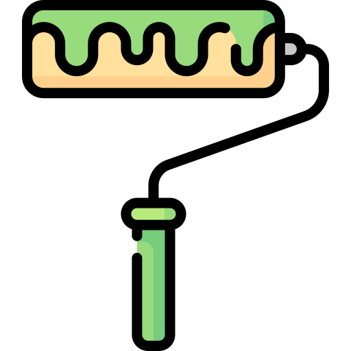 rodillo icono gratis