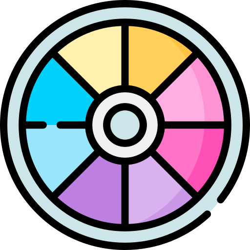 círculo de color icono gratis