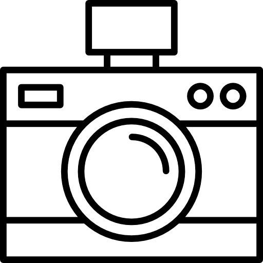 cámara fotográfica icono gratis