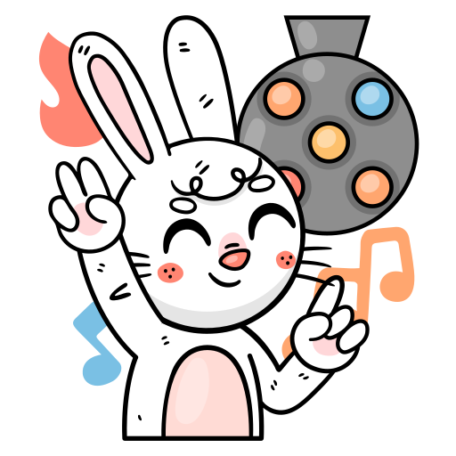 Party free sticker