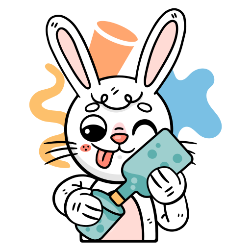 Party free sticker