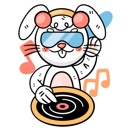 Party free sticker