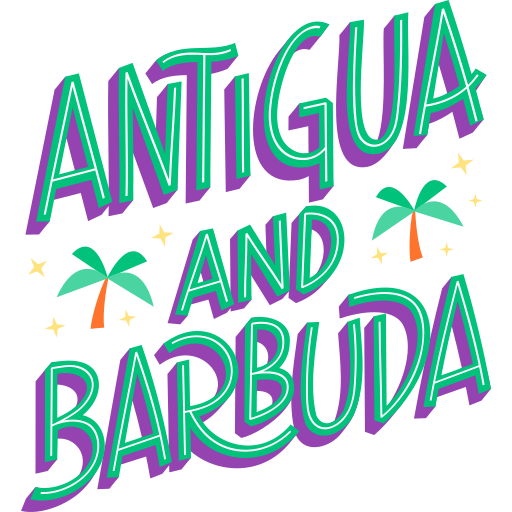 antigua y barbuda gratis sticker