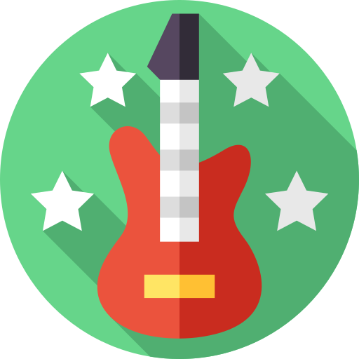 guitarra electrica icono gratis