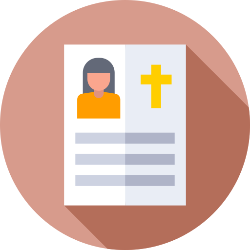 Obituary free icon