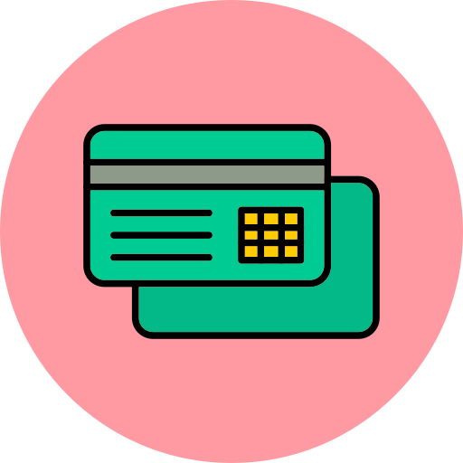 Credit card Generic Outline Color icon