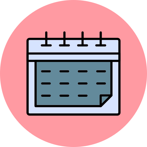 달력 무료 아이콘