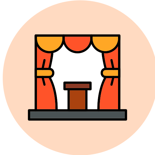 palco grátis ícone