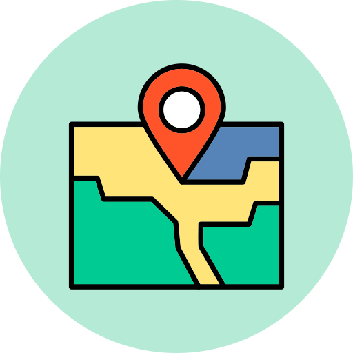 mapa icono gratis