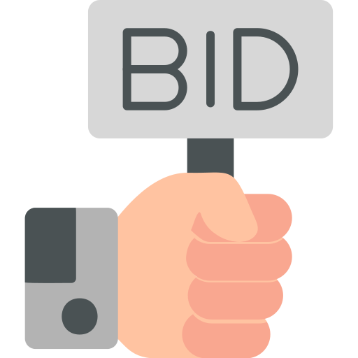 Bid Generic Flat icon