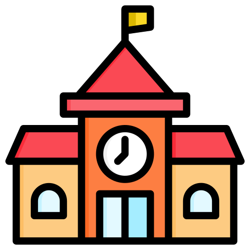 School Generic Outline Color icon