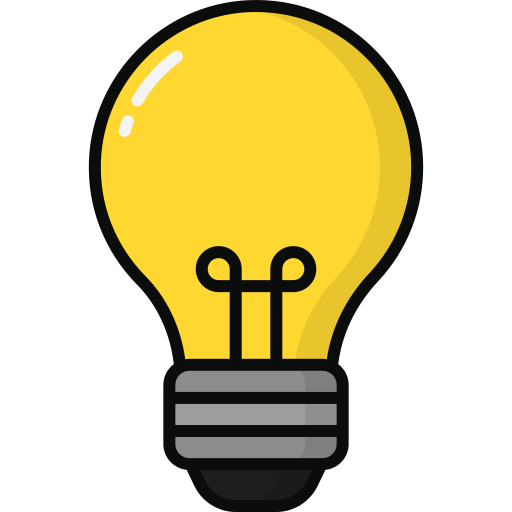 Light bulb Generic Outline Color icon