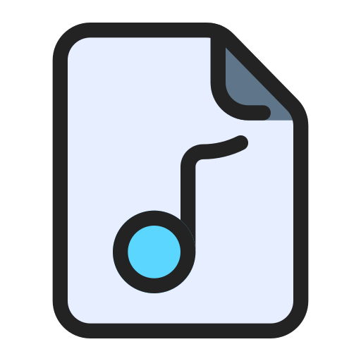 Music file free icon Music file free icon