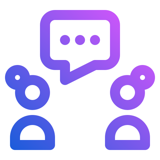 Conversation Generic Gradient icon