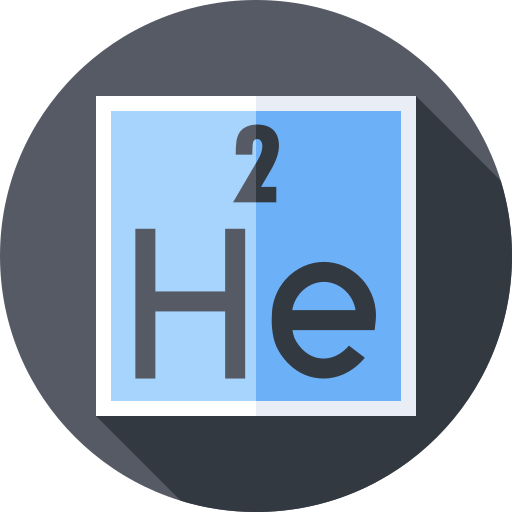 Helium Flat Circular Flat icon