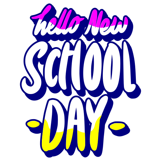 Back to school free sticker Back to school free sticker
