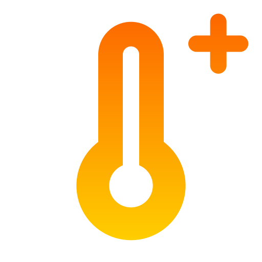 control de temperatura icono gratis