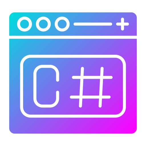 C sharp Generic Flat Gradient icon