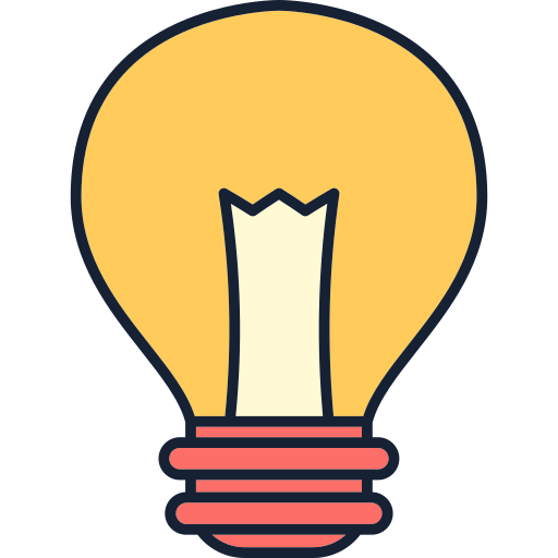 bombilla de ideas icono gratis