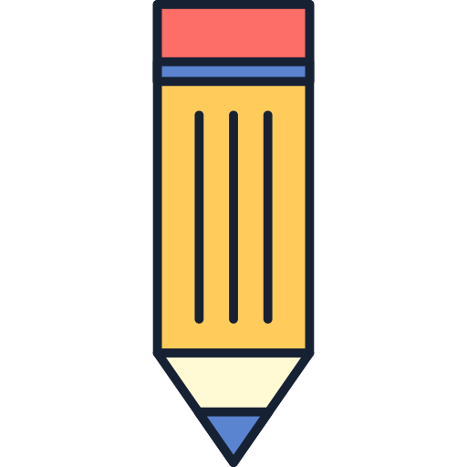 Pencil Generic Outline Color icon