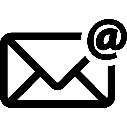 Email with At - Free interface icons
