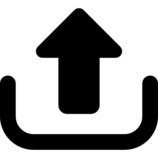 Upload Big Arrow free icon
