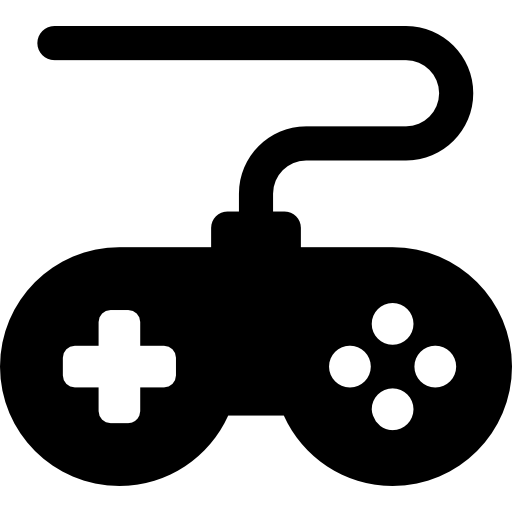 Game Controller with Cable - Free technology icons