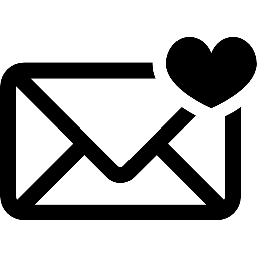 Mail with Heart - Free interface icons