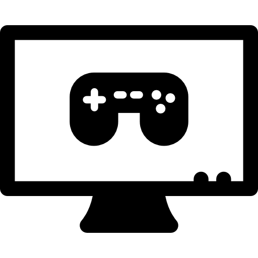 pantalla de juego icono gratis