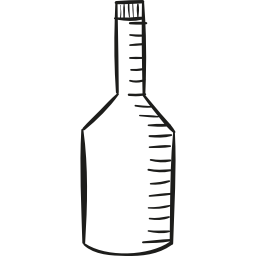 botella grande icono gratis