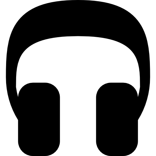 auriculares grandes icono gratis