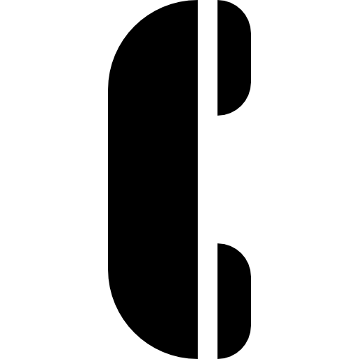 receptor de teléfono icono gratis