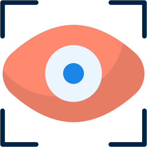 escaneo ocular icono gratis