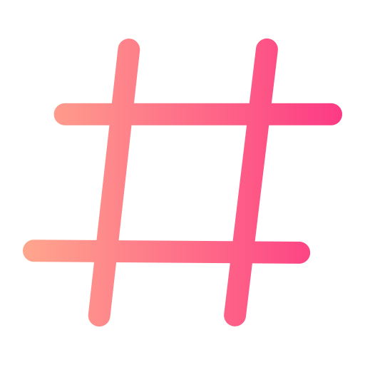 Hashtag - Free edit tools icons