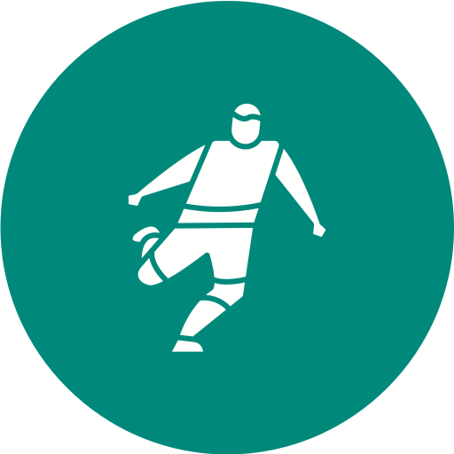 jugador de fútbol icono gratis