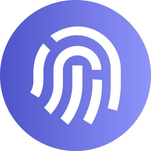 Fingerprint Generic Flat Gradient icon