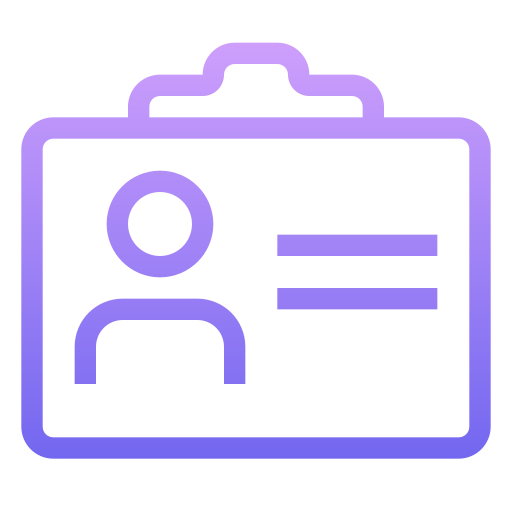 tarjeta de identificación icono gratis