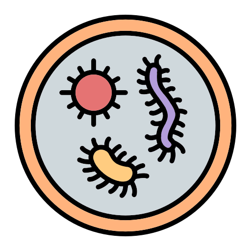 bacterias icono gratis