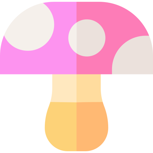 Mushroom Basic Straight Flat icon