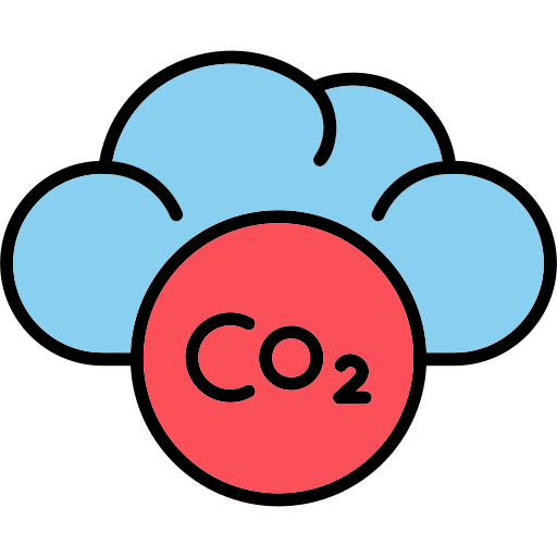 nube de co2 icono gratis