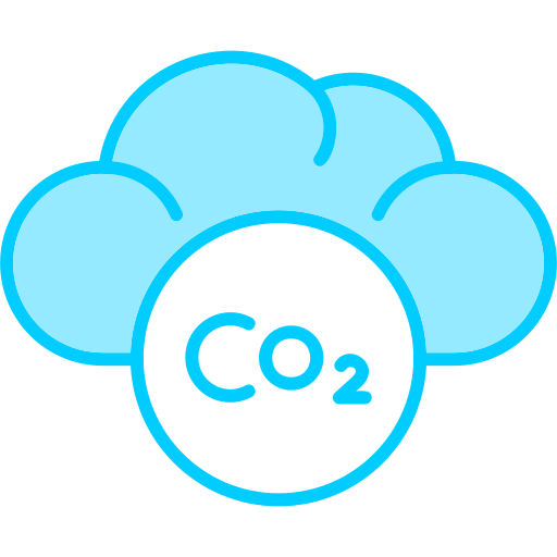 nube de co2 icono gratis