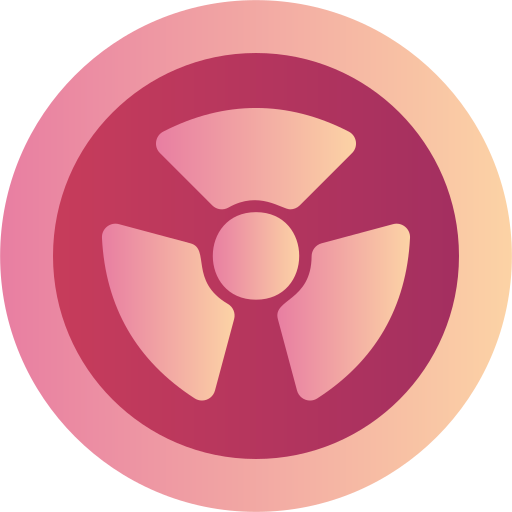 Radiation free icon