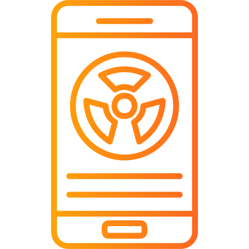 radiación icono gratis