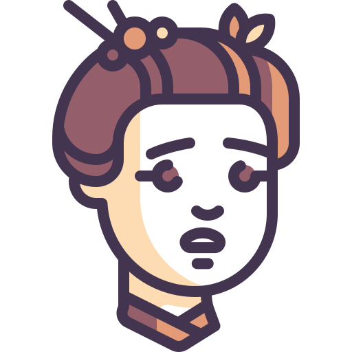 geisha icono gratis