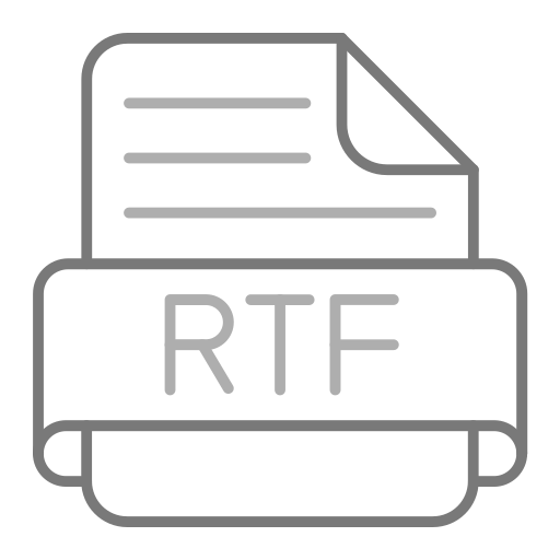 rtf icono gratis