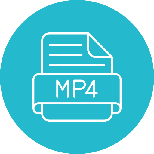 Mp4 free icon