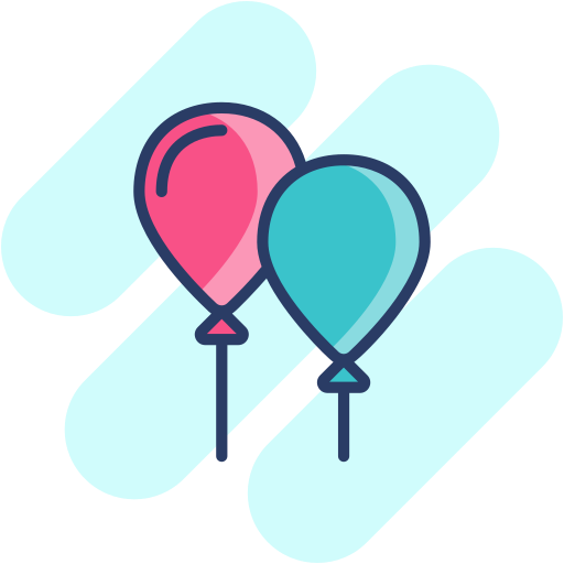 Balloons free icon