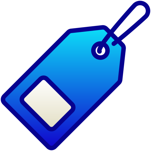 etiqueta de precio icono gratis