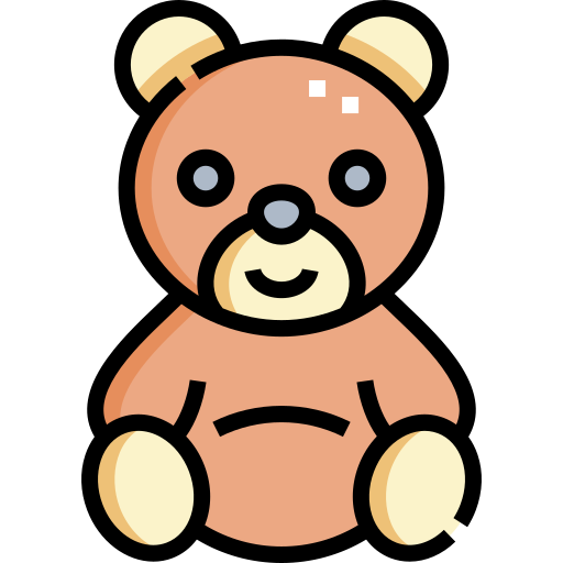 oso de peluche icono gratis